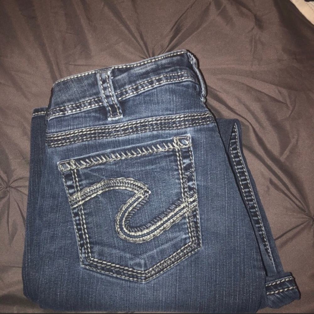 Silver Aiko skinny jeans